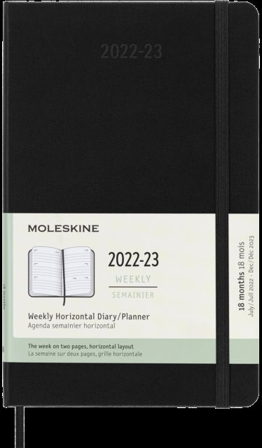 Moleskine 2023 18month Weekly Horizontal - Moleskine - Other - MOLESKINE - 8056598851120 - March 17, 2022