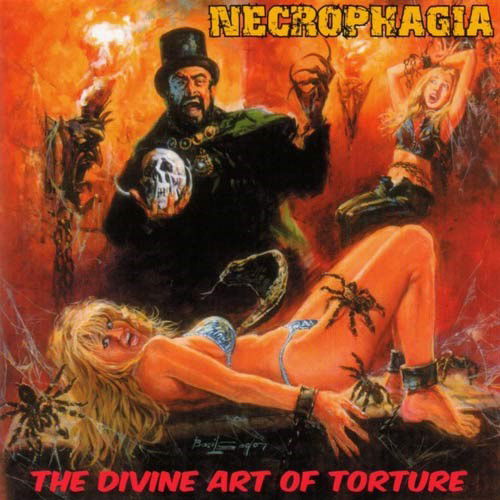 Devine Art of Torture The (Vinyl LP) - Necrophagia - Music - Floga Records - 8592735011120 - February 24, 2023