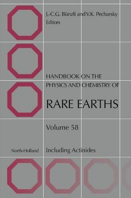 Cover for Handbook on the Physics and Chemistry of Rare Earths: Including Actinides - Handbook on the Physics &amp; Chemistry of Rare Earths (Hardcover Book) (2020)