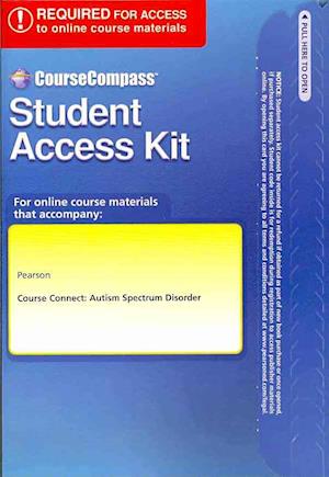 Coursecompass Access Code Card for Course Connect: Autism Spectrum Disorder - Pearson Education - Other - Pearson - 9780137051120 - January 26, 2010