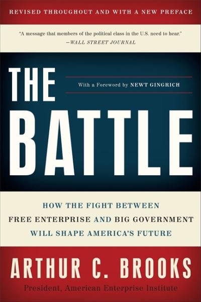 Cover for Arthur Brooks · The Battle: How the Fight between Free Enterprise and Big Government Will Shape America's Future (Taschenbuch) [First Trade Paper edition] (2011)