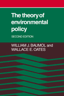 Cover for William J. Baumol · The Theory of Environmental Policy (Taschenbuch) [2 Revised edition] (1988)