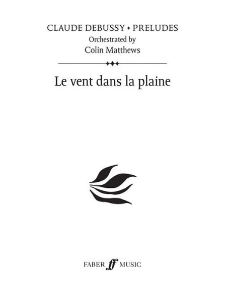 Cover for Claude Debussy · Le vent dans la plaine (Prelude 13) (Paperback Book) (2010)