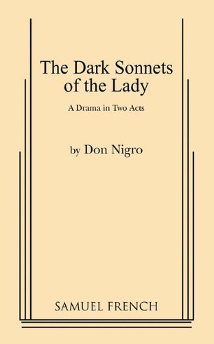 Cover for Don Nigro · Dark Sonnets of the Lady (Paperback Book) (2010)