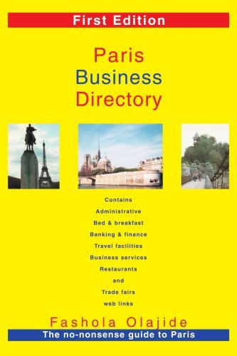 Cover for Fashola Olajide · Paris Business Directory (Paperback Book) (2005)