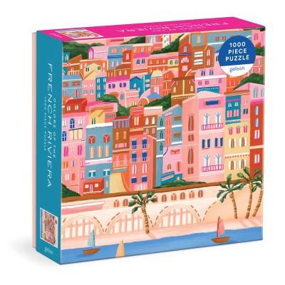Colors Of The French Riviera 1000 Piece Puzzle in Square Box - Galison - Lautapelit - Galison - 9780735376120 - torstai 2. helmikuuta 2023