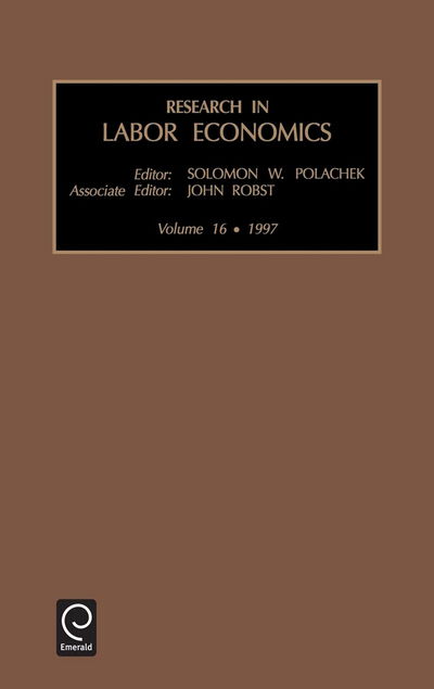 Cover for Solomon W. Polachek · Research in Labor Economics - Research in Labor Economics (Hardcover Book) (1992)