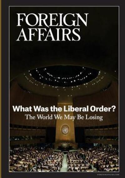 Cover for Gideon Rose · What Was the Liberal Order? (Paperback Book) (2017)