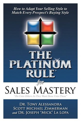 The Platinum Rule for Sales Mastery - Joseph La Lopa - Books - Alessandra & Associates, Inc. - 9780981937120 - February 2, 2009