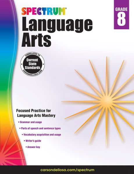 Cover for Spectrum · Spectrum Language Arts, Grade 8 (Pocketbok) (2014)