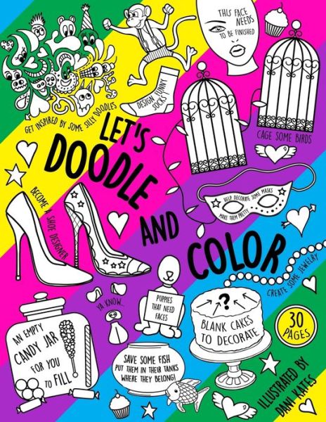 Cover for Dani Kates · Let's Doodle &amp; Color (Paperback Book) (2016)