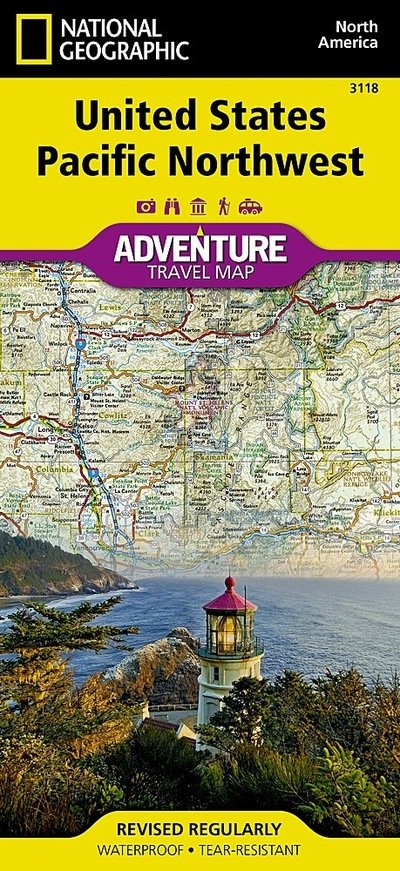 Cover for National Geographic Maps · United States, Pacific Northwest Adventure Map (Kartor) [2022nd edition] (2022)