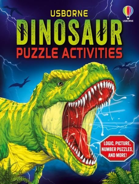 Dinosaur Puzzle Book - Puzzle Books - Kirsteen Robson - Książki - Usborne Publishing Ltd - 9781805074120 - 1 sierpnia 2024