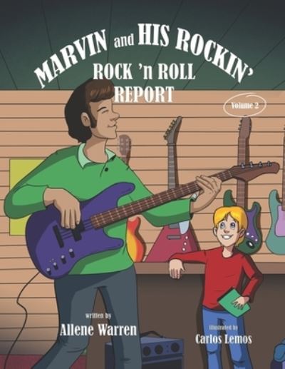 Cover for Allene Warren · Marvin and His Rockin' Rock 'n Roll Report (Paperback Book) (2021)