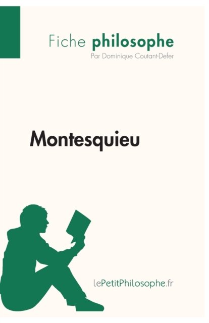 Cover for Dominique Coutant-Defer · Montesquieu (Fiche philosophe) (Paperback Bog) (2013)