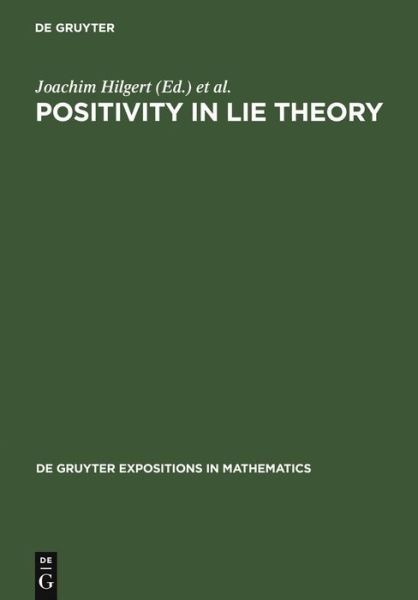 Cover for Joachim Hilgert · Positivity in Lie Theory (Book) (1998)