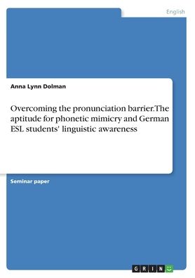 Cover for Dolman · Overcoming the pronunciation bar (Bok)