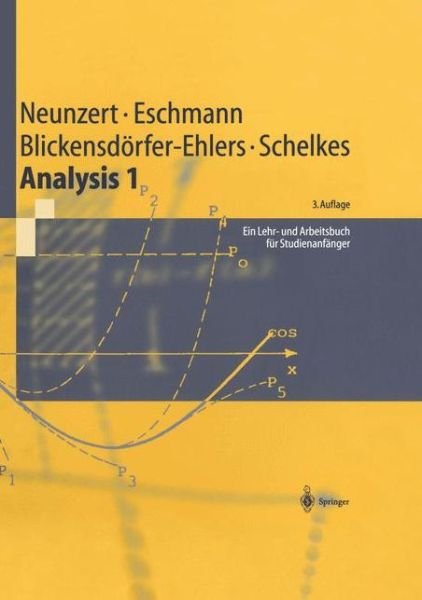 Cover for H Neunzert · Analysis 1: Ein Lehr- Und Arbeitsbuch Fur Studienanfanger (Taschenbuch) [3rd 3., Unver Nd. a edition] (1996)