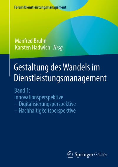 Cover for Manfred Bruhn · Gestaltung des Wandels Im Dienstleistungsmanagement : Band 1 (Book) (2023)