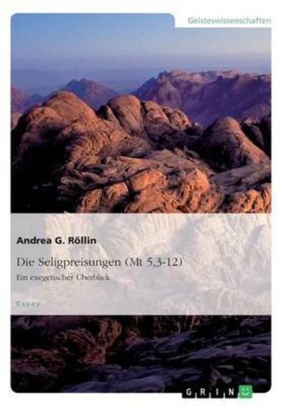 Cover for Röllin · Die Seligpreisungen (Mt 5,3-12). (Book) (2016)