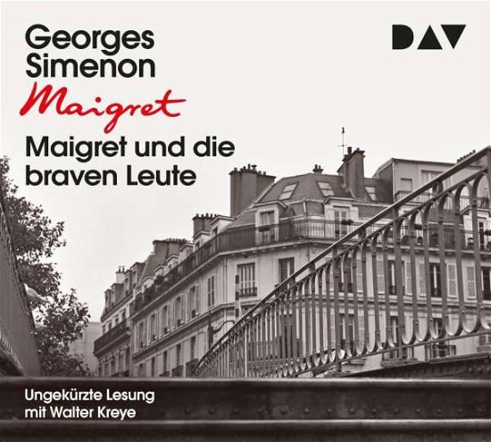 Cover for Georges Simenon · Simenon:maigret Und Die Braven Leute,cd (CD)