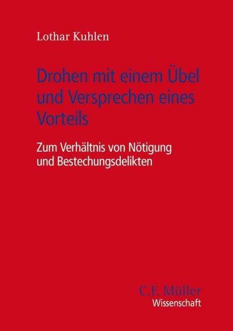 Cover for Kuhlen · Drohen mit einem Übel und Verspr (Bog)