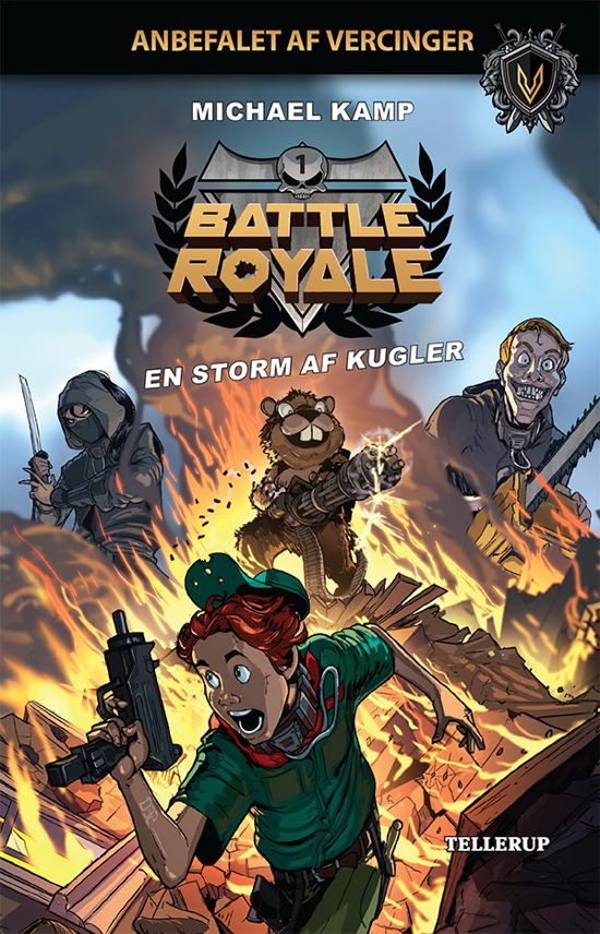 Cover for Michael Kamp · Battle Royale,1: Battle Royale #1: En storm af kugler (Hardcover Book) [1st edition] (2020)