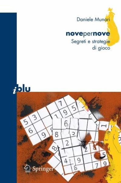 Cover for Munari Daniele Munari · Novepernove: Sudoku: Segreti E Strategie Di Gioco (Paperback Book) (2008)