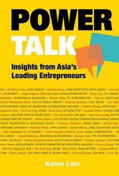 Cover for Lam, Suet May Karen Ann (Channel Newsasia Presenter, S'pore) · Power Talk: Insights From Asia's Leading Entrepreneurs (Hardcover bog) (2018)
