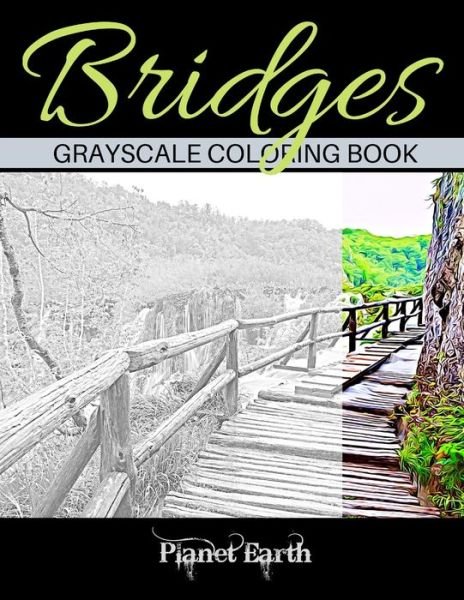 Bridges Grayscale Coloring Book - Planet Earth - Boeken - Independently Published - 9798603487120 - 23 januari 2020