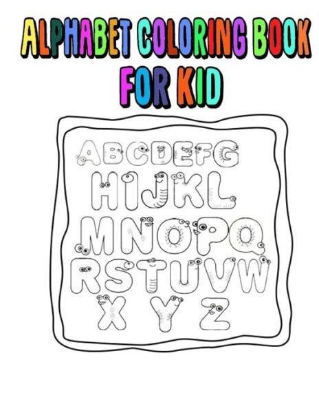 Cover for Hamama Tetou · Alphabet Coloring Book For Kid (Pocketbok) (2020)