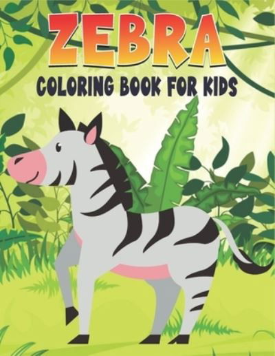 Cover for Rr Publications · Zebra Coloring Book For Kids (Paperback Book) (2021)