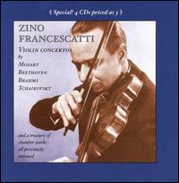 Zino Francescatti in Performance - Mozart / Beethoven / Brahms / Francescatti - Muziek - MUSIC & ARTS - 0017685117121 - 28 februari 2006