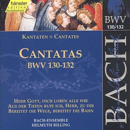 Sacred Cantatas Bwv 130-132 - Bach / Gachinger Kantorei / Rilling - Música - HAE - 0040888204121 - 27 de junho de 2000