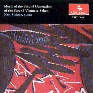 Music of the 2nd Generation of the 2nd Viennese - Steiner / Schloss / Apostel / Jelinek / Steuermann - Muziek - CTR - 0044747224121 - 20 juni 1995