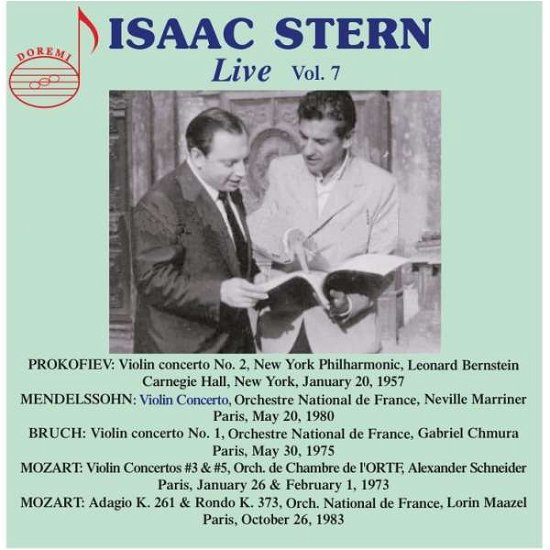 Isaac Stern Live. Vol.7 - Isaac Stern Live 7 / Various - Musikk - DOREMI - 0061297814121 - 11. juni 2021