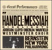 Cover for G.F. Handel · Messiah -Highlights- (CD) (1990)