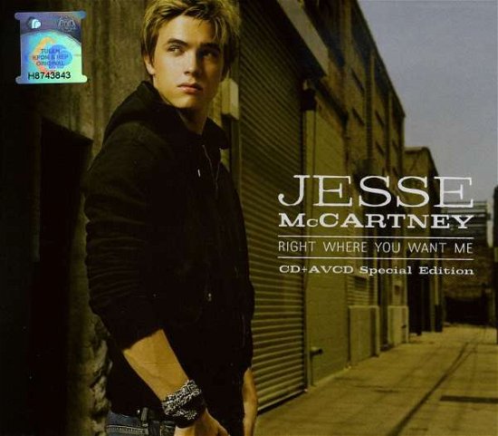 Cover for Jesse Mccartney · Right Where You W.+avcd (CD) [Bonus CD edition] (2009)