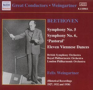 Great Conductors: Felix Weingartner - Weingartner / Beethoven / Rpo / Lpo - Musik - Naxos Historical - 0636943186121 - 18. März 2003
