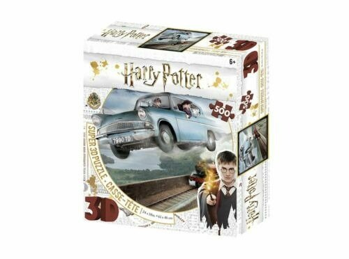 Harry Potter Ford Anglia Super 3D Puzzles 500pc (61cm x 46cm) - Harry Potter - Brettspill - HARRY POTTER - 0670889325121 - 10. februar 2022