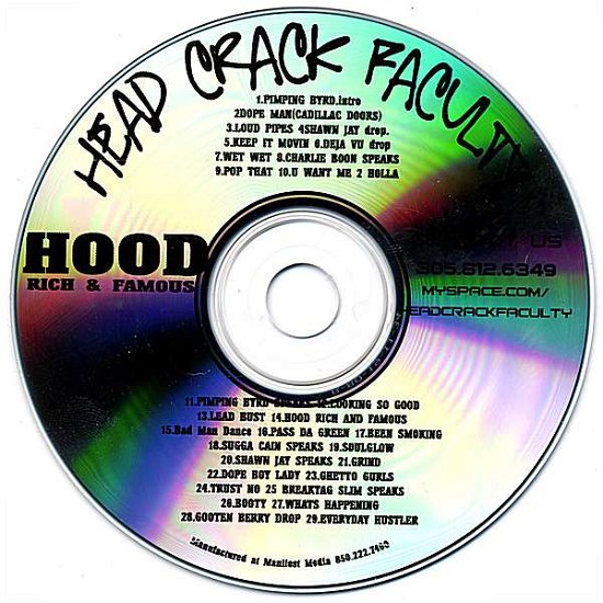 Hood Rich & Famous - Headcrack Faculty - Musik - K.O.K Entertainment - 0680067010121 - 17 oktober 2006