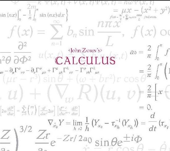 Calculus - John Zorn - Musik - TZADIK - 0702397837121 - 22. Mai 2020
