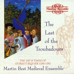 Cover for Martin Best · Riquier The Last Of The Troubadours (CD) (1992)