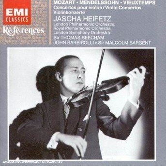 Cover for Heifetz Jascha · Mozart / Mendelssohn / Vieuxte (CD) (2003)