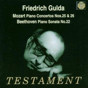 Cover for Gulda Friedrich · Piano Concerto 25&amp;26 Testament Klassisk (CD) (2000)