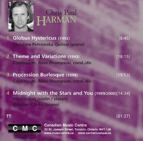 Chris Paul Harman - Chris Paul Harman - Música - CEN - 0773811720121 - 1 de novembro de 2009