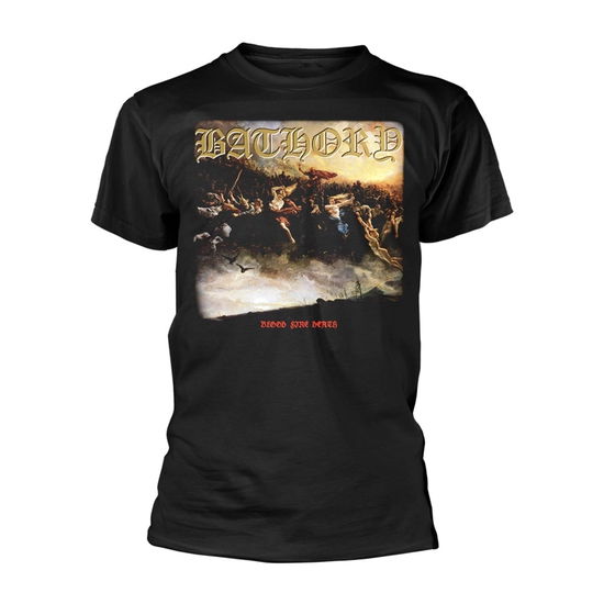 Cover for Bathory · Blood Fire Death (T-shirt) [size S] [Black edition] (2009)