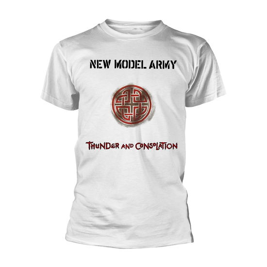 New Model Army · Thunder and Consolation (White) (T-shirt) [size S] [White edition] (2019)