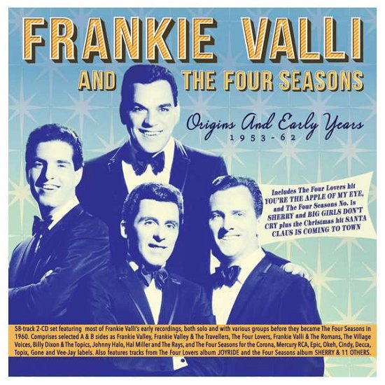 Cover for Frankie Valli &amp; the Four Seasons · Origins &amp; Early Years 1953-62 (CD) (2022)