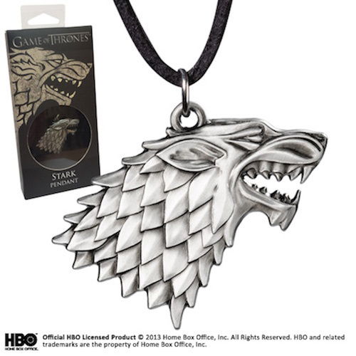 Game Of Thrones  - Stark (Ciondolo) - Noble NNXT0085 - Fanituote - Noble - 0849421002121 - 